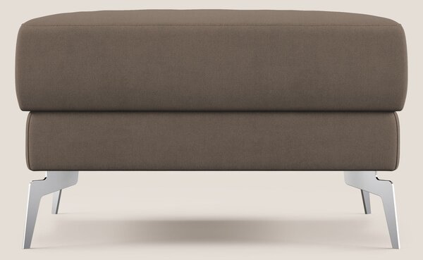 Star Pouf con piedini alti in tessuto impermeabile T02 marrone