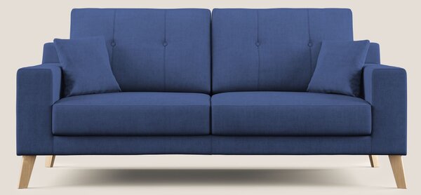 Danish divano moderno in tessuto morbido impermeabile T02 blu
