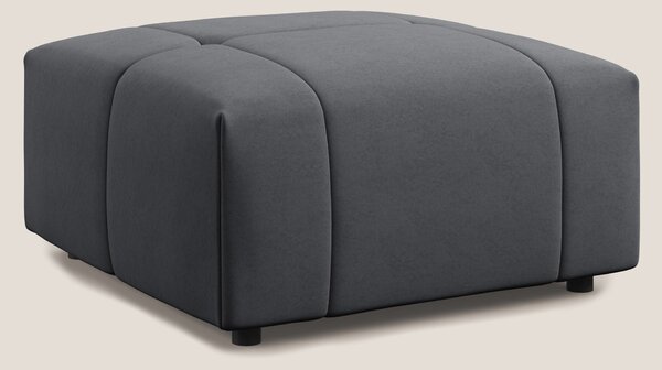 Giotto pouf in morbida microfibra effetto velluto impermeabile idrorep