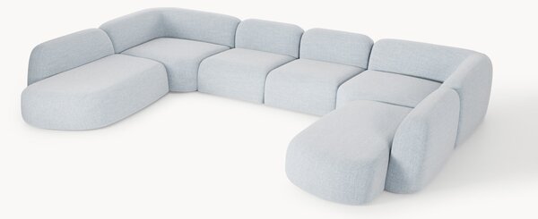 Divano componibile XL in bouclé Wolke