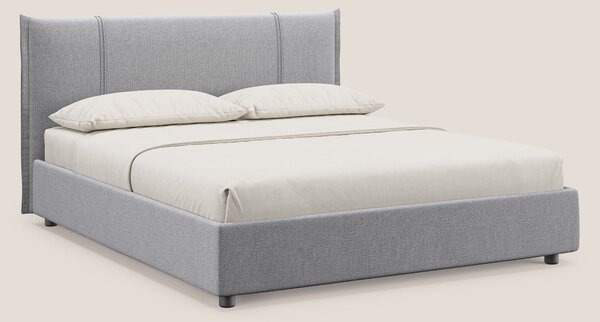 Alicia letto imbottito con vano contenitore in tessuto impermeabile T1