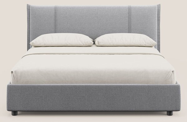 Alicia letto imbottito con vano contenitore in tessuto impermeabile T1