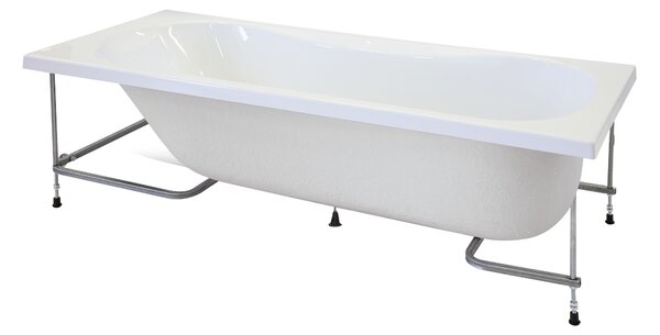 Vasca e telaio Egeria 170 x 80 cm bianco 030