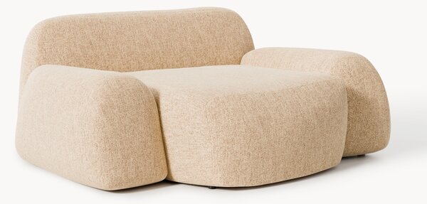 Poltrona lounge XL in bouclé Wolke