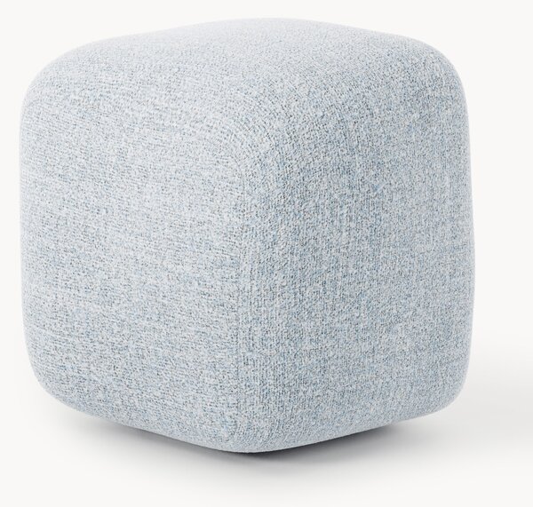 Pouf alto in bouclé Wolke