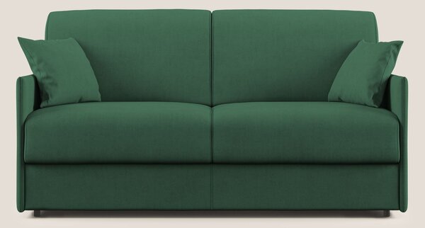 Evans Divano letto in morbido tessuto impermeabile T02 verde