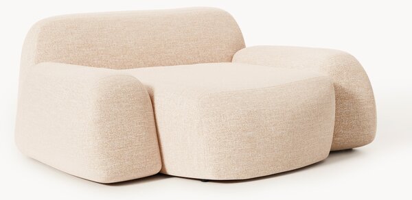 Poltrona lounge XL in bouclé Wolke