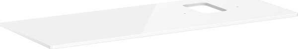 Hansgrohe Xelu Q Console avec découpe à droite, 1360x550, pour vasque à poser, avec trou pour robinet, 54124050, 54124050