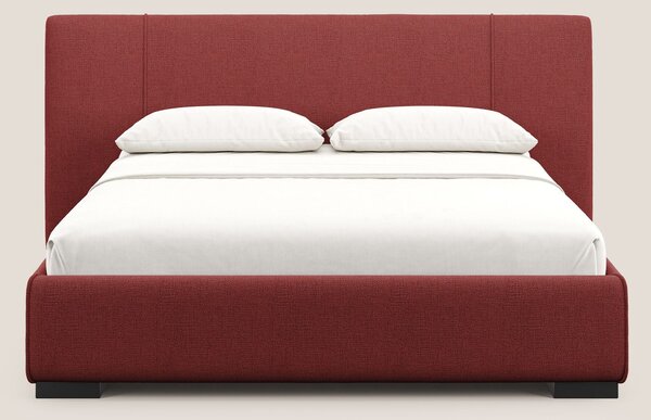 Omero letto imbottito contenitore sfoderabile in tessuto fiammato impe