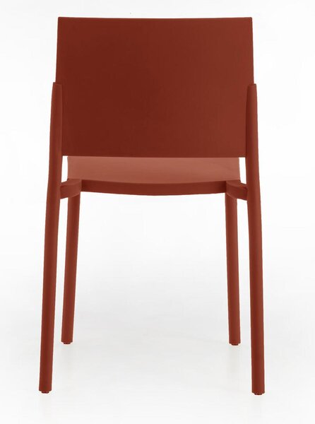 Sedia in Polipropilene schienale in polipropilene MODELLO VENUS IMPILABILE dimensioni 55x52x h 81 cm - peso 4 kg sedia colore Ruggine