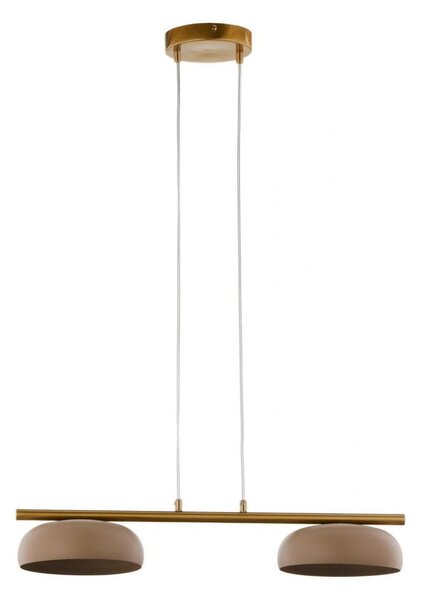 Lampadario a cavo OLAF 2xGX53/12W/230V beige/oro