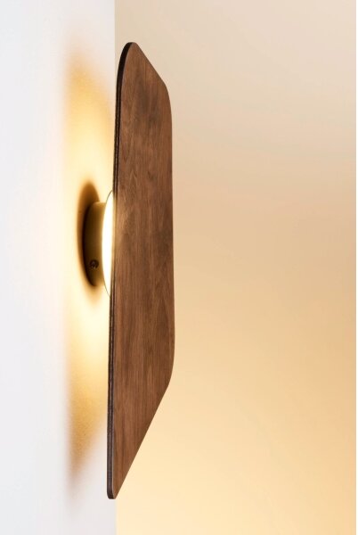 Applique da parete LED BUTTON LED/4W/230V 41x25 cm finitura noce