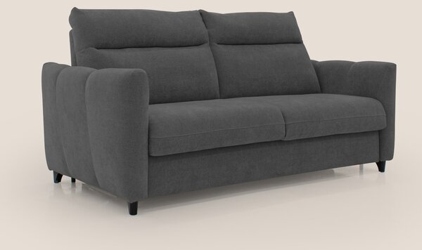 Peonia divano letto scandinavo con materasso H18 cm e morbido e alto s