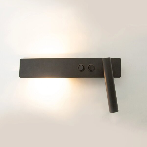Faretto da parete HOTEL MOOD 1xG9/12W/230V + 1xG9/3W nero
