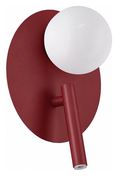 Faretto da parete HOTEL MOOD 1xG9/12W/230V + 1xG9/3W bordeaux