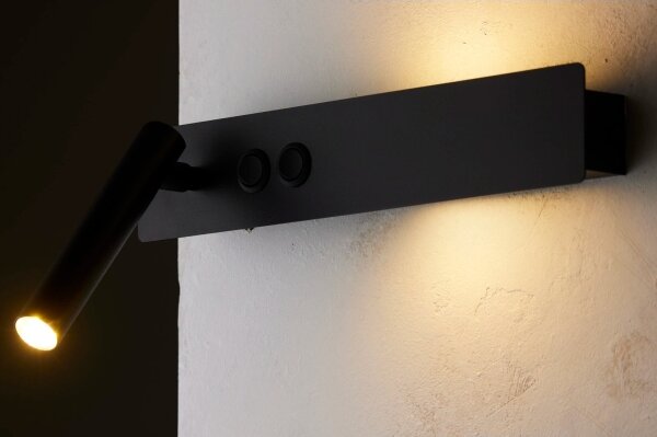 Faretto da parete HOTEL MOOD 1xG9/12W/230V + 1xG9/3W nero