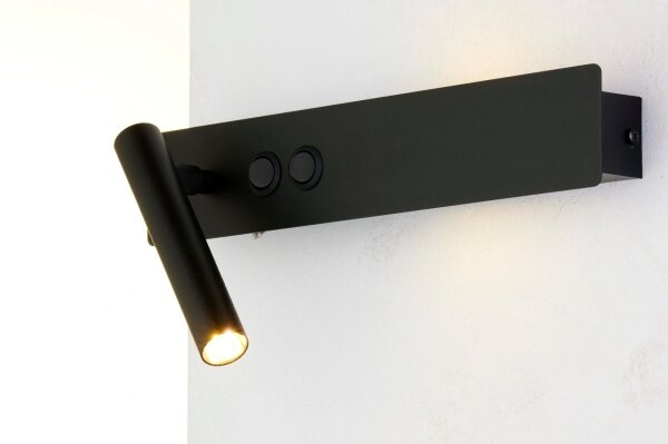 Faretto da parete HOTEL MOOD 1xG9/12W/230V + 1xG9/3W nero