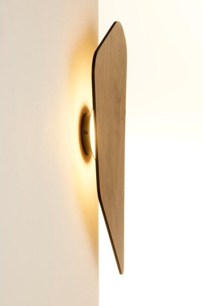 Applique LED BUTTON LED/4W/230V 33x16,5 cm finitura noce