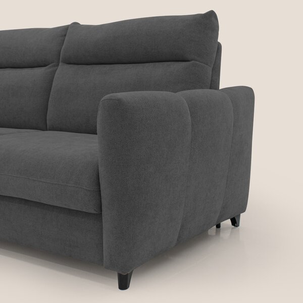 Peonia divano letto scandinavo con materasso H18 cm e morbido e alto s