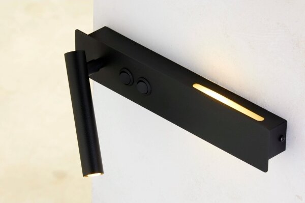Faretto da parete HOTEL MOOD 1xG9/12W/230V + 1xG9/3W nero