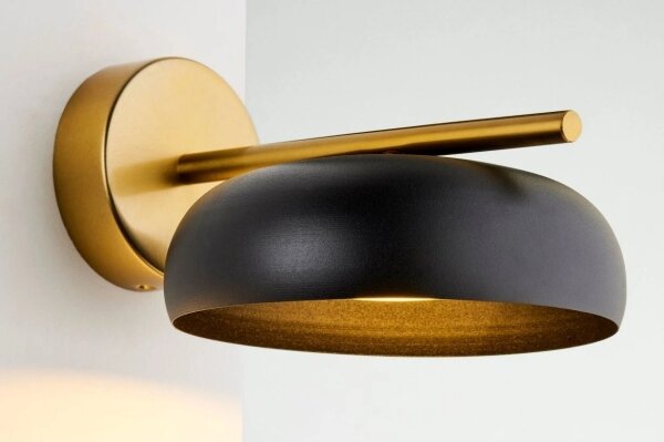 Lampada da parete OLAF 1xGX53/12W/230V nero/oro