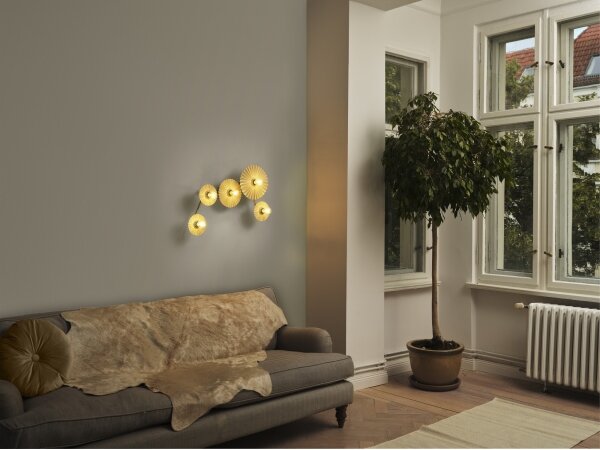 Osram - Lampada da parete PLISSEE 5xE27/15W/230V crema
