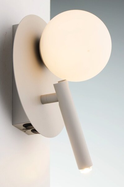 Faretto da parete HOTEL MOOD 1xG9/12W/230V + 1xG9/3W grigio