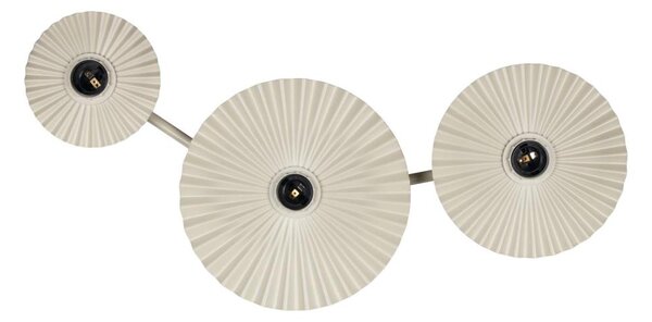 Osram - Lampada da parete PLISSEE 3xE27/15W/230V crema