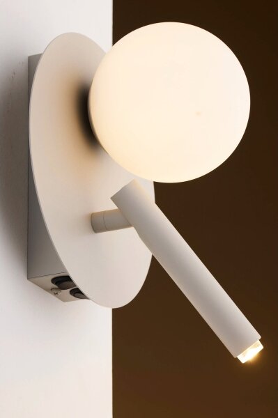 Faretto da parete HOTEL MOOD 1xG9/12W/230V + 1xG9/3W grigio