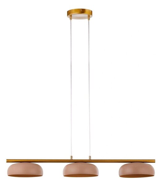 Lampadario a cavo OLAF 3xGX53/12W/230V beige/oro