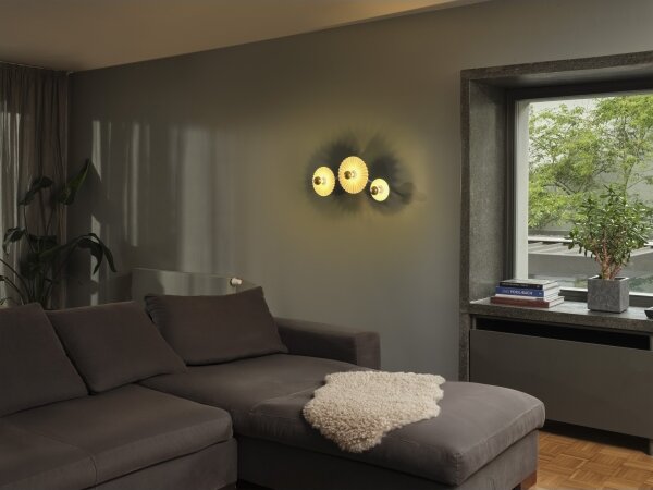 Osram - Lampada da parete PLISSEE 3xE27/15W/230V crema