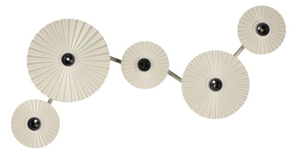 Osram - Lampada da parete PLISSEE 5xE27/15W/230V crema
