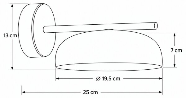 Lampada da parete OLAF 1xGX53/12W/230V nero/oro