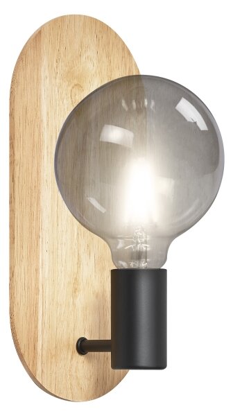 Osram - Lampada da parete DECOR WOOD 1xE27/8W/230V in legno di caucciù