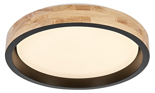 Osram -LED plafoniera dimmerabile MARIANO LED/24W/230V diametro 41 cm rovere/nero