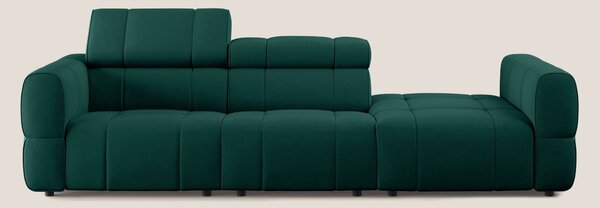 Giotto Divano con terminale e opzione relax elettrico in microfibra ef