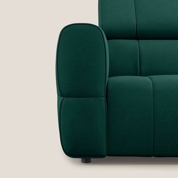 Giotto Divano modulare a 3 sedute con opzione relax elettrico in micro