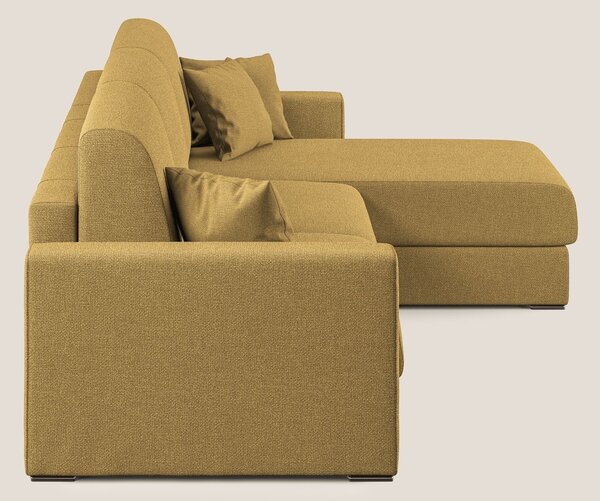 Best Divano letto angolare con penisola in tessuto smacchiabile QuickC