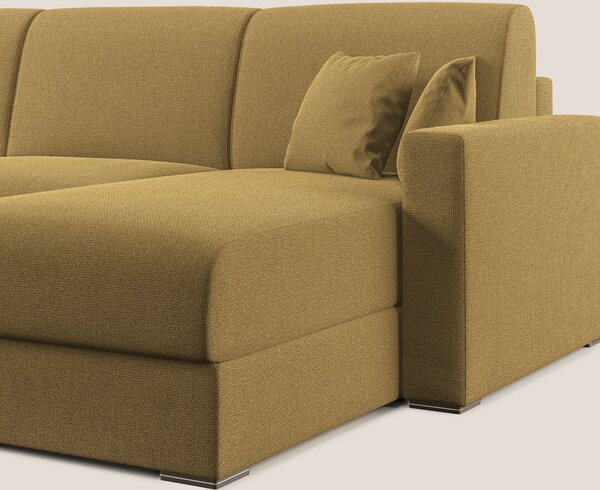 Best Divano letto angolare con penisola in tessuto smacchiabile QuickC