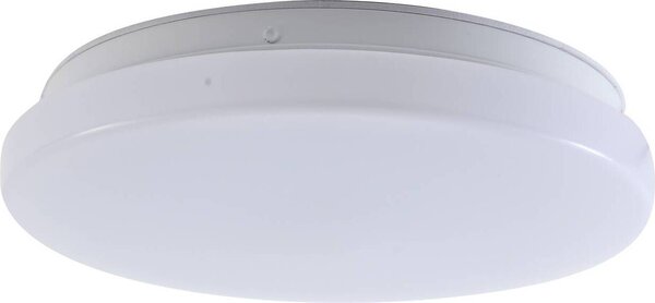 Lindby LED plafoniera per esterni Kirkola, 3000 K, Ø 26 cm, bianco