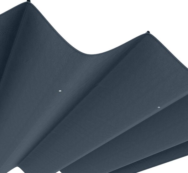 VivaGarden Copertura Pergola con 8 Fori di Drenaggio in Poliestere UV30+ 286x245 cm colore Grigio Scuro