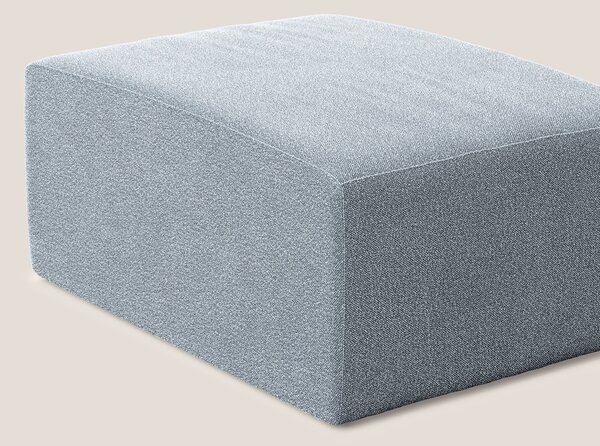 Nettuno modulo pouf in morbido tessuto bouclè T07 carta da zucchero