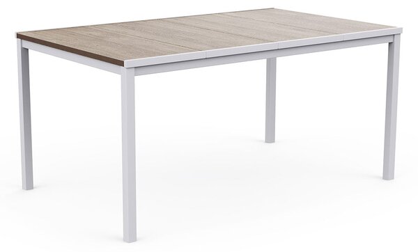 Tavolo da Giardino Keter Porto 159x95x75 cm Deco Coat Piano Effetto Legno Frassino