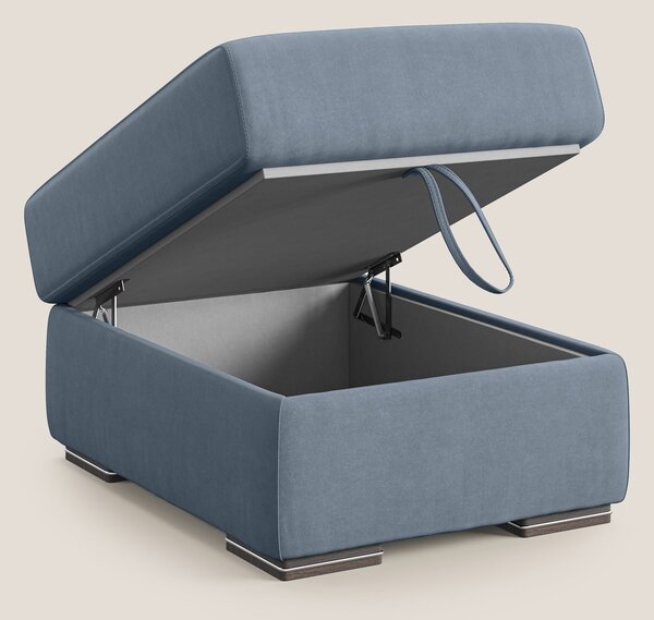 Sun pouf apribile contenitore in microfibra smacchiabile T11 carta da