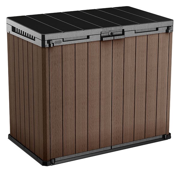 Baule da Esterno Keter Darwin Store-it-Out 140x80x120 cm in Evothech+ Marrone