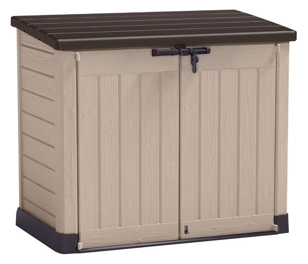 Baule da Esterno Keter Store-it-Out Max 145,5x82x125 cm in Resina Beige