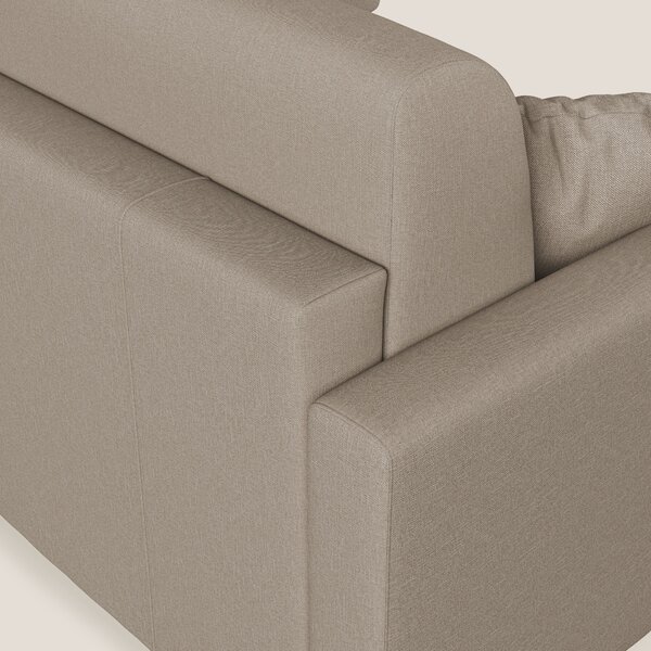 Chris Divano letto angolare 5 posti in tessuto impermeabile T13 beige