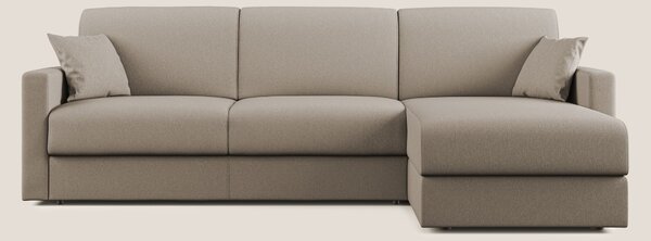 Chris Divano letto angolare 5 posti in tessuto impermeabile T13 beige