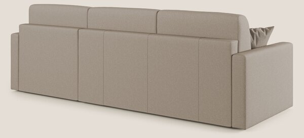 Chris Divano letto angolare 5 posti in tessuto impermeabile T13 beige