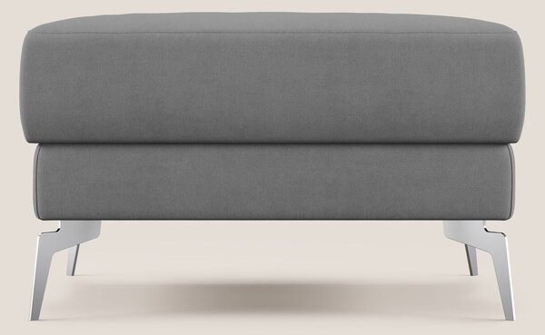 Star Pouf con piedini alti in tessuto impermeabile T02 grigio